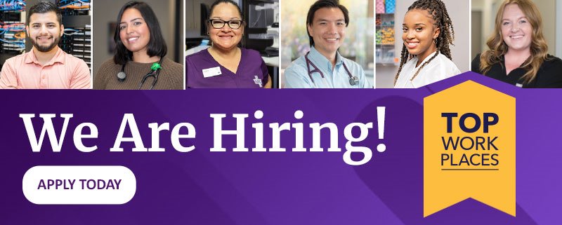 ARC themed banner image with the words, We are hiring - Apply Today, signaling new job opportunities