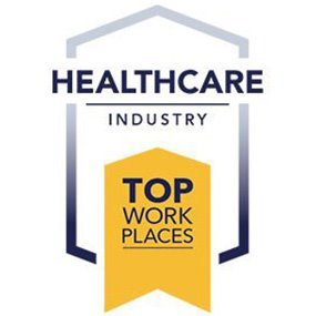 Top Work Places - Healthcare Industry badge