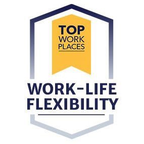 Top Work Places - Work-Life Flexibility badge